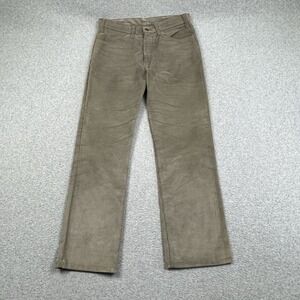 VTG 80'S 1984 Levis Corduroy Pants Mens 32x30 Beige White‎ Tab Talon Zipper USA